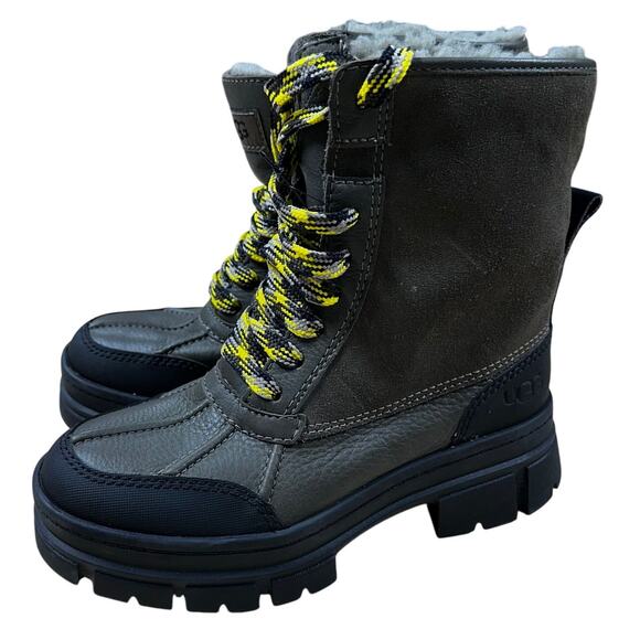 UGG Women's Ashton Addie Snow Boot Slate Brown Size 5 New Without Box - Picture 5 of 9